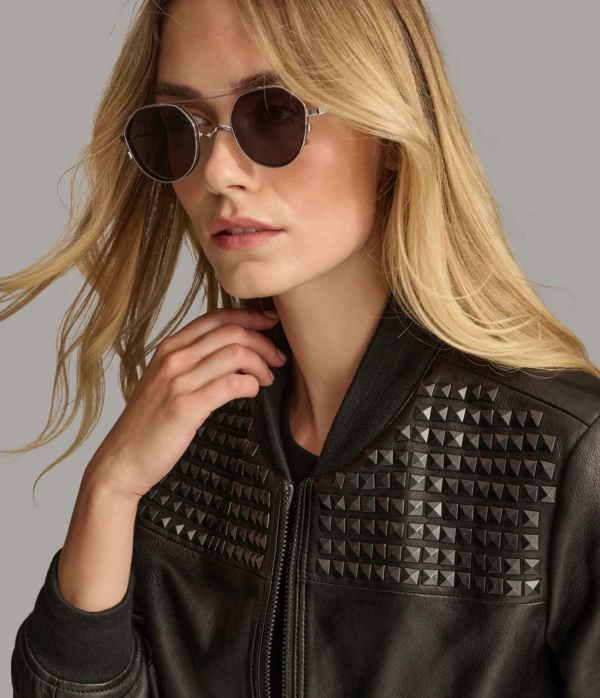 Jayda Studded Bomber - Image 6