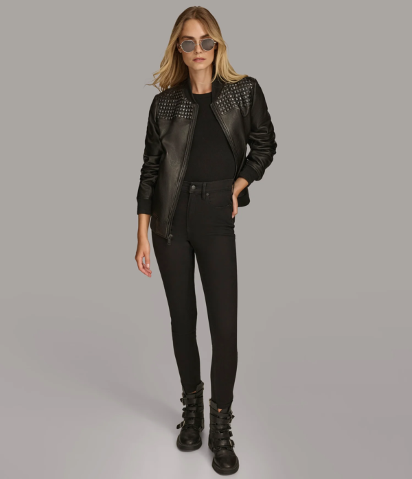 Jayda Studded Bomber - Image 4