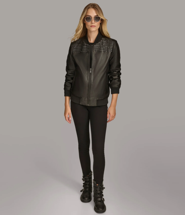 Jayda Studded Bomber - Image 5