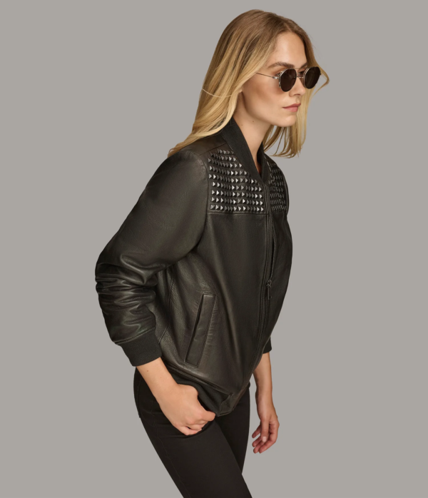 Jayda Studded Bomber - Image 2