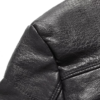 Men's Faux Pu Leather Jacket Fleece Sherpa Lined Long Trench Coats Heavyweight Button Up Fur Collar Motorbike Jacket - Image 3